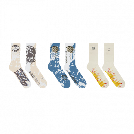 Travis Scott Cactus Jack For Fragment Socks Multi