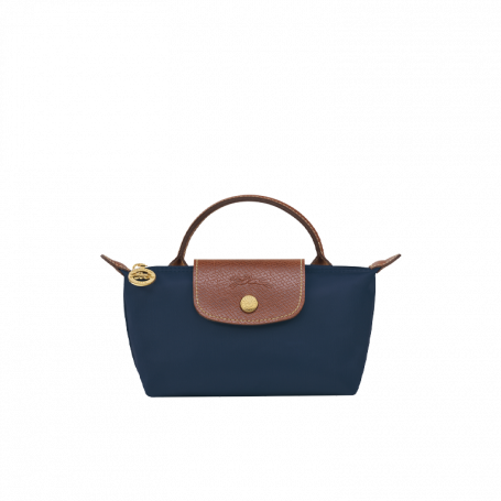 Longchamp Le Pliage Original Pouch With Handle Navy
