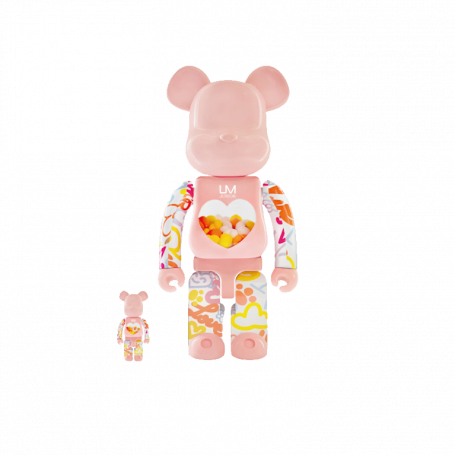Bearbrick UM Junior 100% & 400% Set Pink