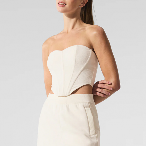 Alo Yoga Polar Fleece Corset Ivory