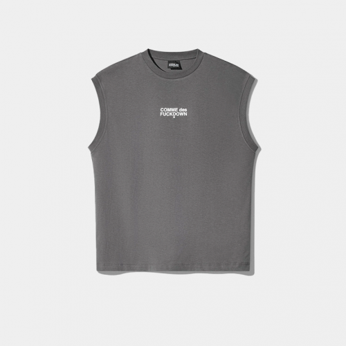 Футболка без рукавов Comme des Fuckdown Sleeveless T-Shirt Grey Iron