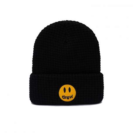 Drew House Mascot Rib Beanie Black