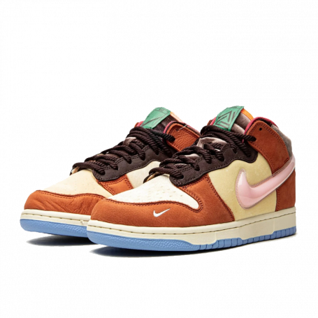 Nike Dunk Mid Social Status Free Lunch Chocolate Milk
