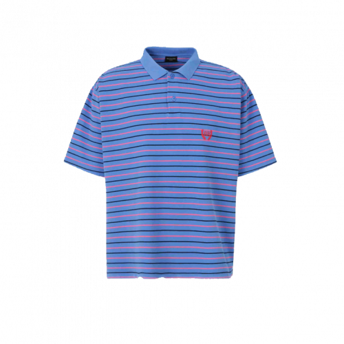 Футболка поло Balenciaga Polo Laurel Classic Blue