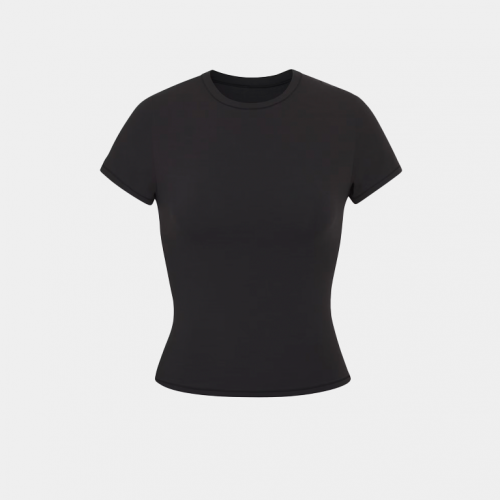 Футболка SKIMS Fits Everybody T-Shirt Onyx