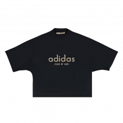 Футболка Adidas x Fear of God Athletics Heavy Jersey 3/4 Mock Tee Black