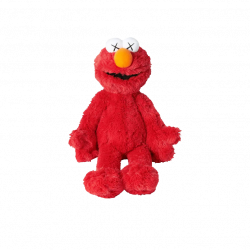 KAWS Sesame Street Uniqlo Elmo Plush Toy Red
