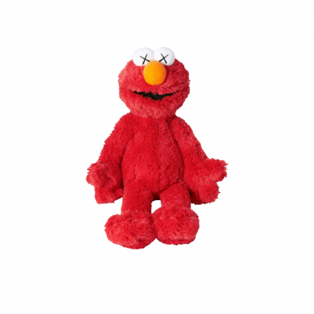 KAWS Sesame Street Uniqlo Elmo Plush Toy Red