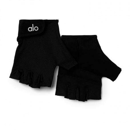 Alo Yoga Power Moves Workout Gloves Black