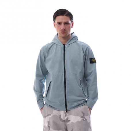 Stone Island Felpa Zip-Hoodie Sky Blue
