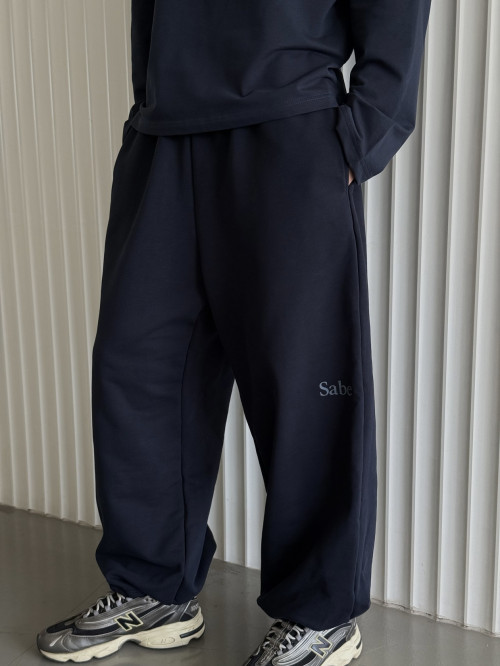 Брюки Sabe Logo Knee Sweatpants Navy