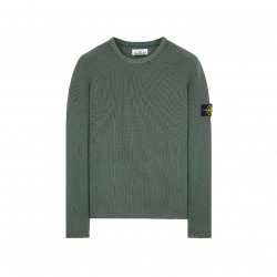 Свитер Stone Island Ribbed Organic Cotton Sweater Musk Green