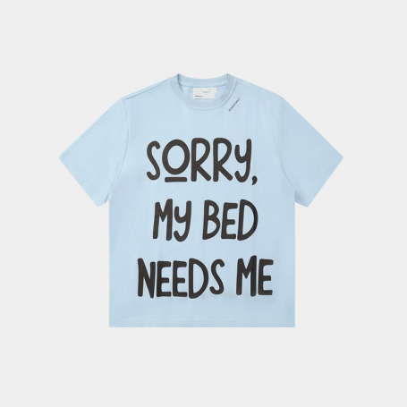 Футболка Roaringwild Arch Sorry My Bed Needs Me Logo Blue
