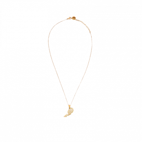 Подвеска Sporty & Rich Tennis Pearl Unisex Necklace Golden