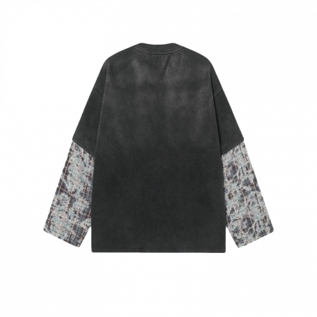 FIRE 2 COLD EGO Racing Washed Longsleeve Gray