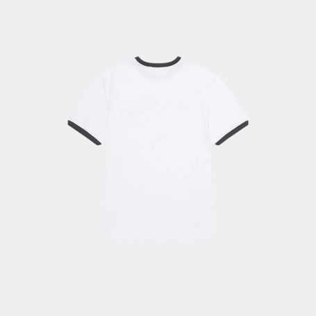 Футболка SLOW RECORD HOUSE Unisex Record Ringer Tee White