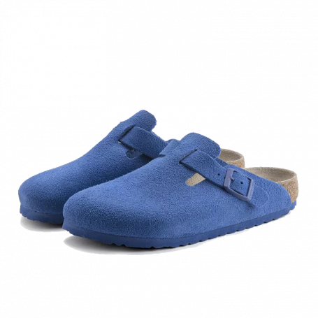 Сандали Birkenstock Boston Suede Leather Ultra Blue