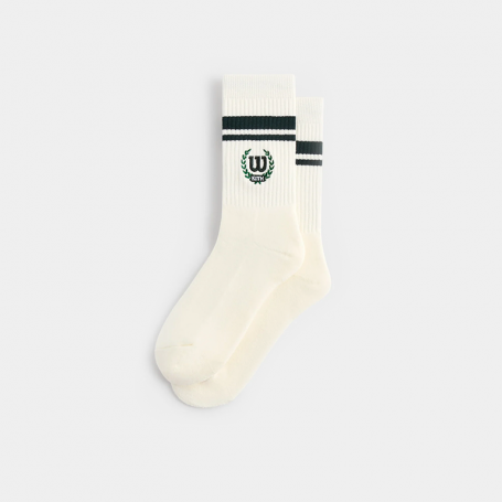 Носки Kith for Wilson Striped Logo Crew Socks White