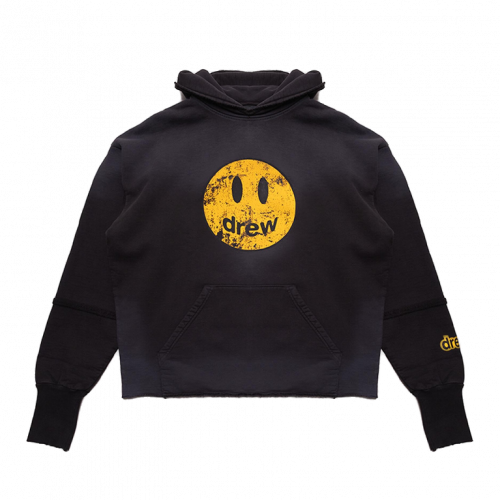 Drew house deconstructed mascot hoodie faded black