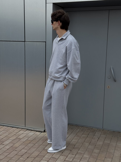 Брюки Sabe Classic Logo Sweatpants Heather Grey