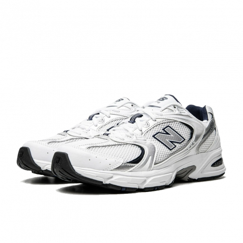 New Balance 530 White Silver Navy