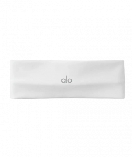 Alo Yoga Performance Conquer Headband Steel Grey