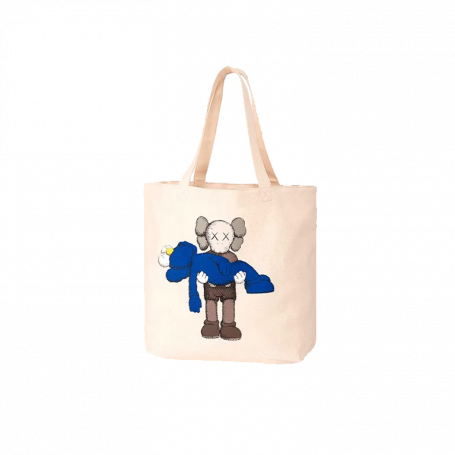 KAWS x Uniqlo Gone Tote Bag Natural