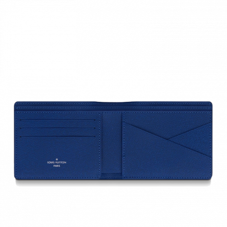 Louis Vuitton Multiple Wallet Taigarama Pacific Blue