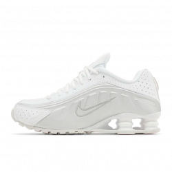 Кроссовки Nike Shox R4 White Metallic Silver (W)