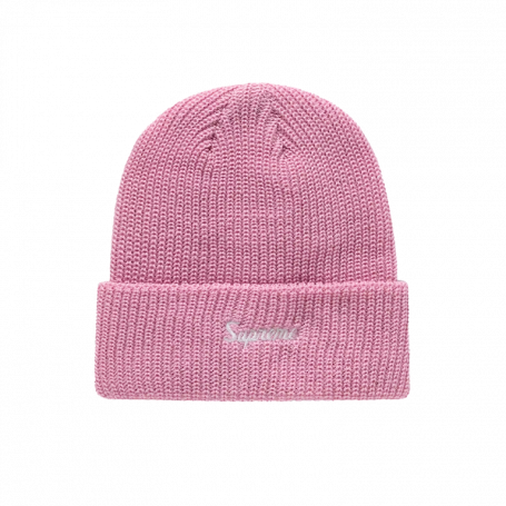 Supreme Loose Gauge Beanie Pink