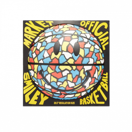 Market Smiley Market Mosaic Basketball Multicolor