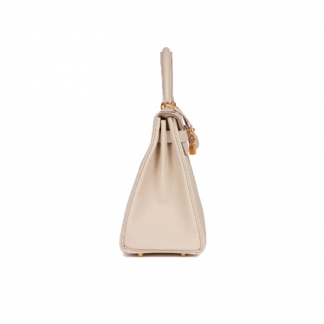 Hermès Kelly 28 Craie Togo Gold Hardware