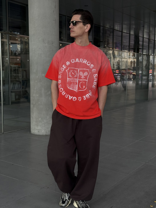 Футболка Sabe Garros T-Shirt Orange Boil