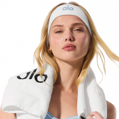 Набор повязок Alo Yoga Glow Sweatband (2-Pack) Seashell Blue