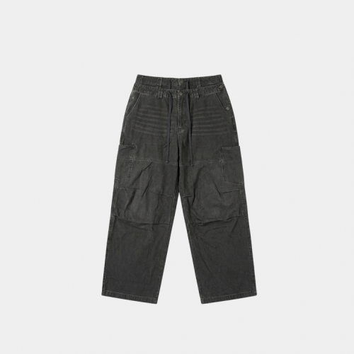 Штаны MasonPrince Double Waistband Style Cargo Pants Washed Black