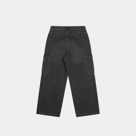 Штаны MasonPrince Double Waistband Style Cargo Pants Washed Black