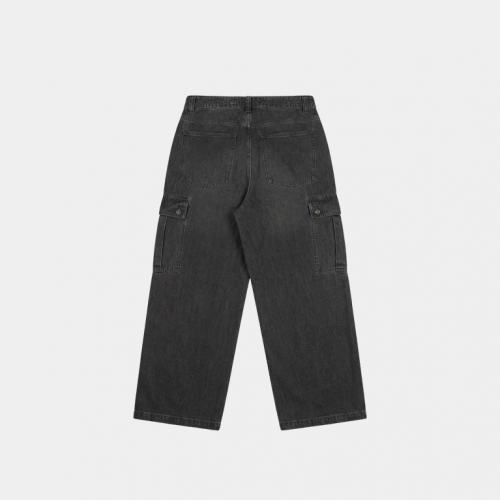 Штаны MasonPrince Double Waistband Style Cargo Pants Washed Black