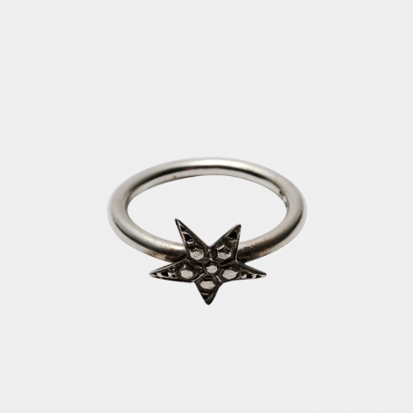 Кольцо Werkstatt Munchen Ring Symbol Star Silver