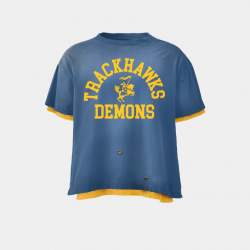 Футболка Bravest Studios Trackhawk Double Layer Vintage Tee Blue