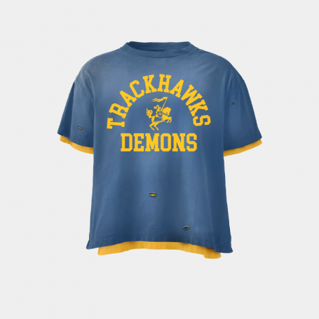 Футболка Bravest Studios Trackhawk Double Layer Vintage Tee Blue