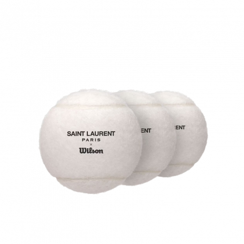 Мячики Saint Laurent x Wilson Tennis Balls 3-Pack White
