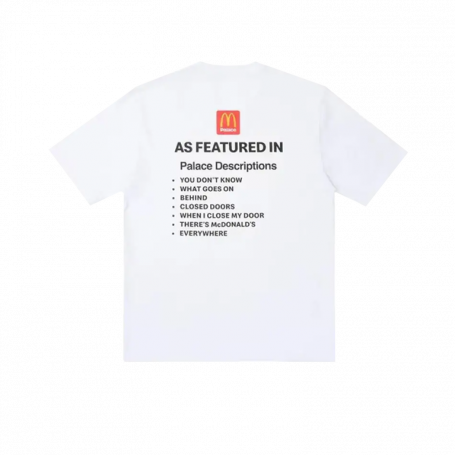 Футболка Palace McDonald's Description T-Shirt 2 White