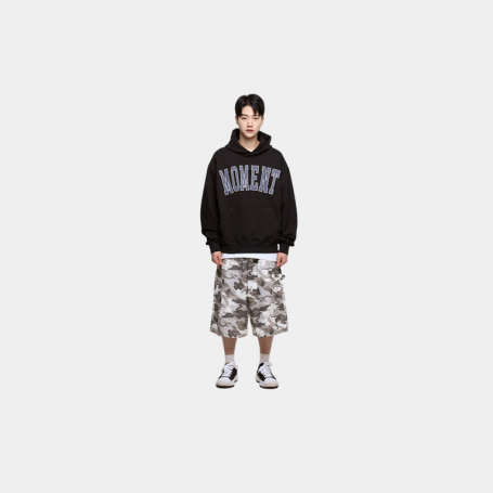 Шорты SLOW RECORD HOUSE Carpenter Bermuda Wide Camo Pants White