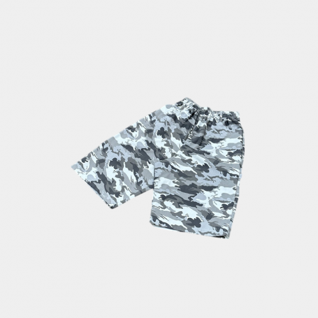Шорты SLOW RECORD HOUSE Carpenter Bermuda Wide Camo Pants White