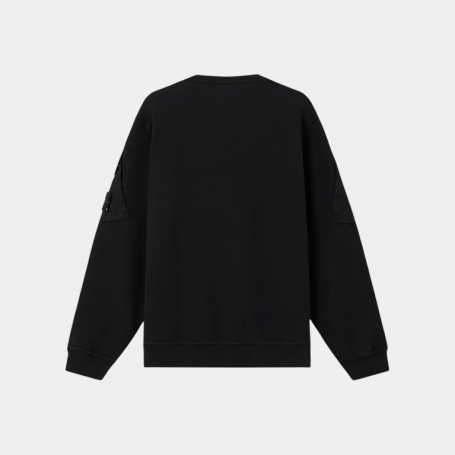 Свитшот Stone Island Felpa Cotton Crewneck Sweatshirt Black