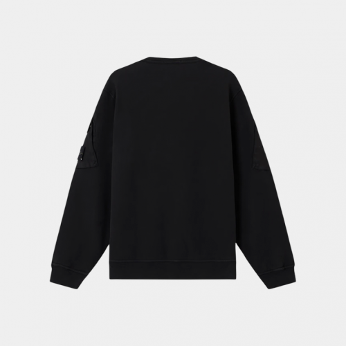 Свитшот Stone Island Felpa Cotton Crewneck Sweatshirt Black