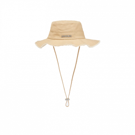 Jacquemus Le Bob Artichaut Large Brim Bucket Hat Beige