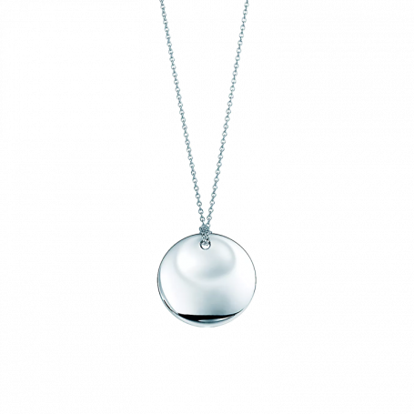 Tiffany & Co. Elsa Peretti Round Pendant Sterling Silver