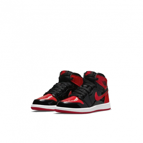 Air Jordan 1 Retro High OG Patent Bred (TD) (Kids)