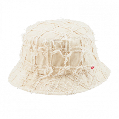 Supreme Frayed Patchwork Denim Crusher Natural